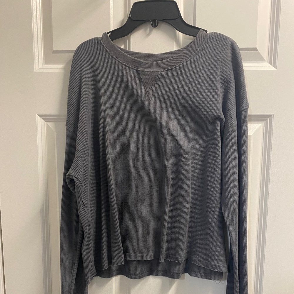 Gray sweater